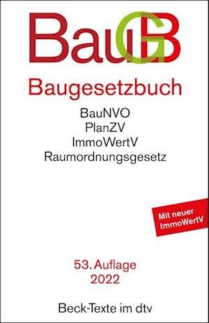 Cover for Dtv Verlagsgesellschaft · Baugesetzbuch (Paperback Book) (2022)