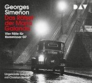 Cover for Georges Simenon · Simenon:rÃ¤tsel D.maria Galanda.cd (CD)