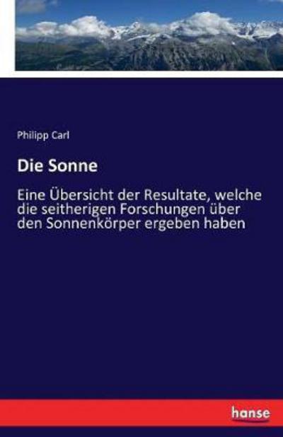 Cover for Carl · Die Sonne (Book) (2017)