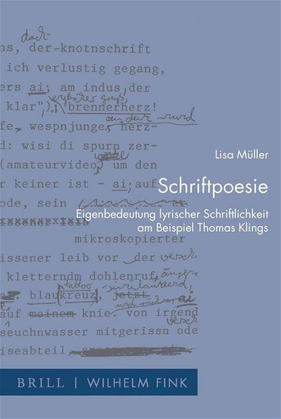 Cover for Müller · Schriftpoesie (Book) (2021)