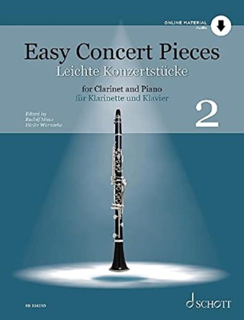 Easy Concert Pieces: 22 Pieces from 4 Centuries. Vol. 2. clarinet and piano. - Rudolf Mauz - Books - SCHOTT MUSIC GmbH & Co KG, Mainz - 9783795724467 - August 11, 2021
