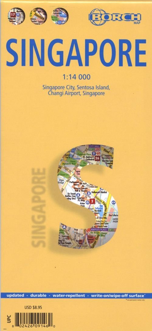Cover for Borch GmbH · Borch Map. Singapore (Landkart) [1. utgave] (2010)