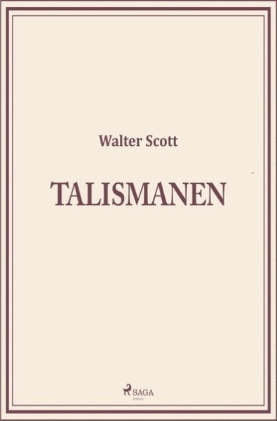 Cover for Walter Scott · Talismanen (Buch) (2018)