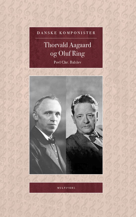 Cover for Povl Chr. Balslev · Danske Komponister: Thorvald Aagaard og Oluf Ring (Sewn Spine Book) [1º edição] (2021)