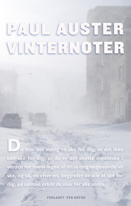 Cover for Paul Auster · Vinternoter (Heftet bok) [1. utgave] (2012)