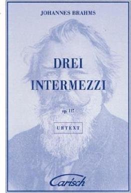Cover for Johannes BRAHMS · Drei Intermezzi, Op.117, for Piano (Book) (1998)