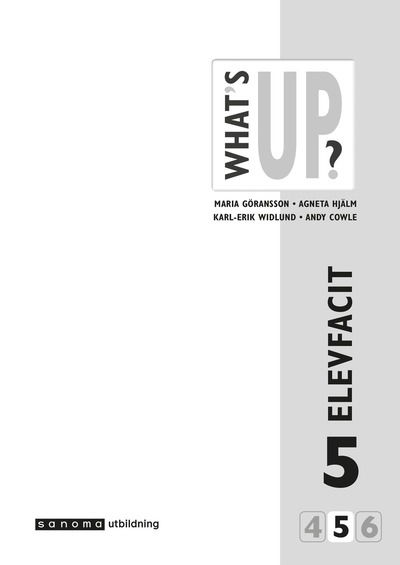 Cover for Andy Cowle · What's Up? 5, Elevfacit (Book) (2007)