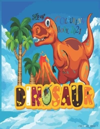 Cover for Parvin Akter · New Dinosaur coloring book 2021 (Paperback Bog) (2020)