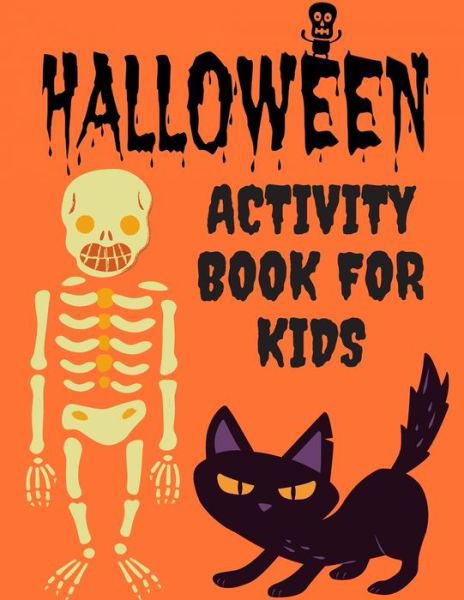 Cover for Orange Oyster Books · Halloween Activity Book For Kids (Paperback Bog) (2020)