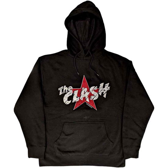 Cover for Clash - The · The Clash Unisex Pullover Hoodie: Star Logo (Black) (Hoodie)