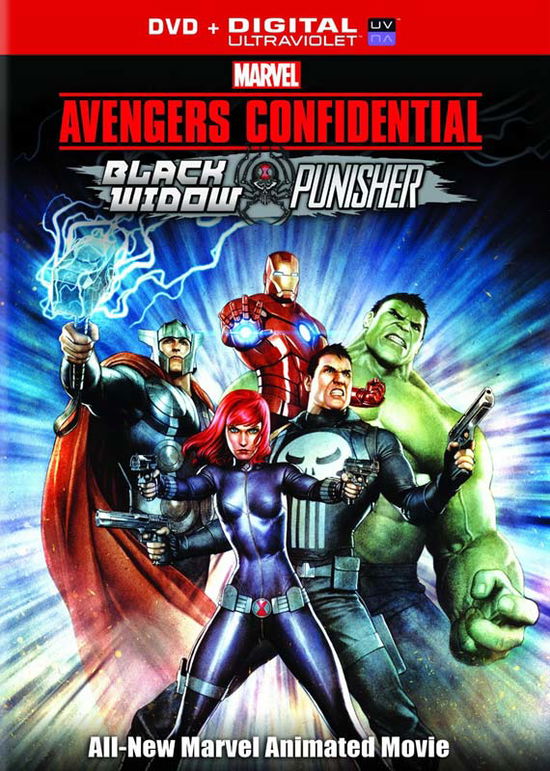 Cover for Avengers Confidential: Black Widow &amp; Punisher (DVD) (2014)