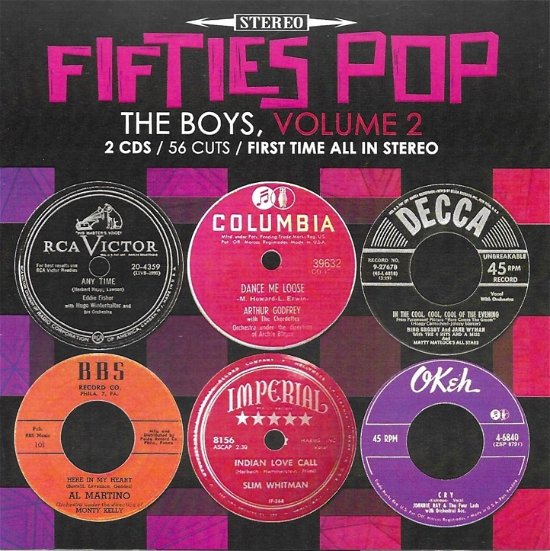Cover for 50s Pop Boys V2-56 Cuts-100% First Time / Var (CD) (2023)