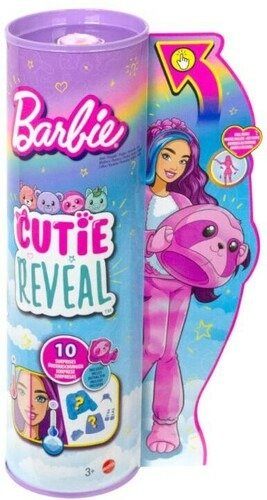 Barbie Barbie Cutie Reveal Sloth Plush Costume Doll with 10 Surprises Toys - None - Merchandise - Barbie - 0194735089468 - June 15, 2022