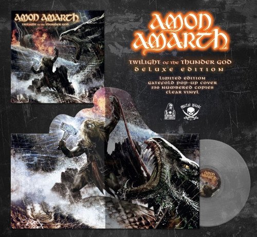 Cover for Amon Amarth · Twilight of the Thunder God (Clear Vinyl LP) (LP) (2022)