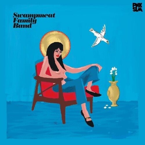 Cover for Swampmeat Family Band · Polish Your Old Halo (INDIE EXCLUSIVE, BLUE VINYL) (LP) (2023)