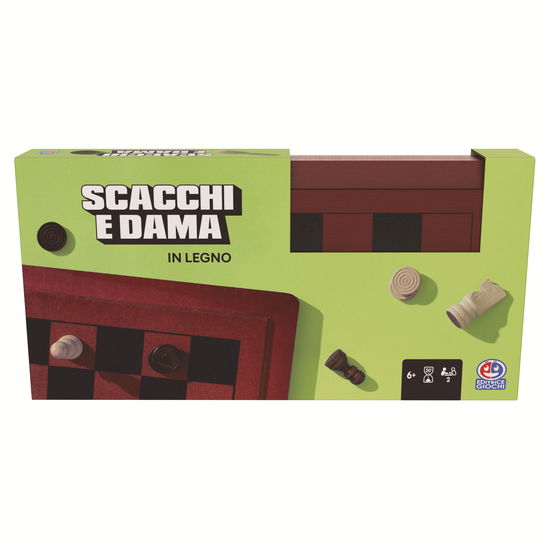 Editrice Giochi: Dama & Scacchi In Legno Deluxe - Spin Master Games - Produtos - Spin Master - 0778988489468 - 