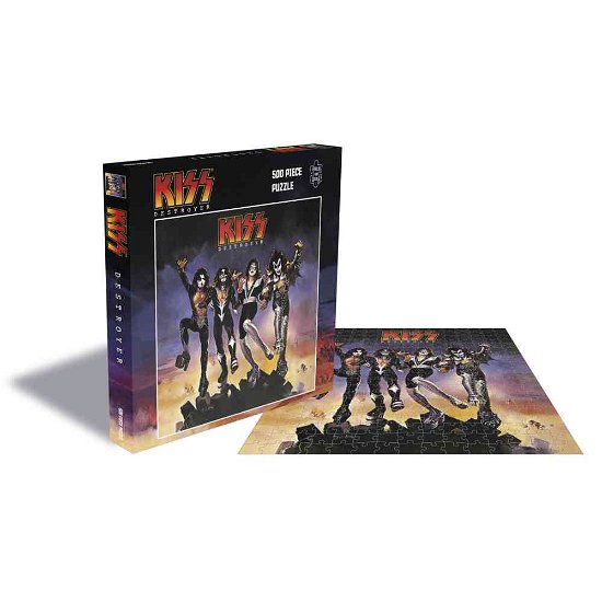 Kiss Destroyer (500 Piece Jigsaw Puzzle) - Kiss - Board game - ZEE COMPANY - 0803343256468 - April 24, 2020