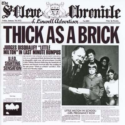 Cover for Jethro Tull · Thick As A Brick (CD) [Remastered edition] (2015)
