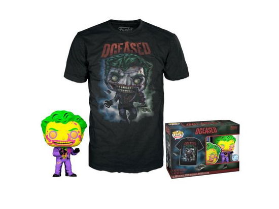 Funko Pop! & Tee (adult): Comic Cover Dc - The Joker (blacklight) (special Edition) Vinyl Figure & - Funko - Other -  - 0889698745468 - 