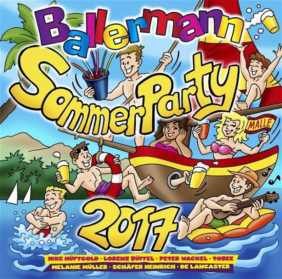 Cover for Ballermann Sommerparty 2017 (CD) (2017)