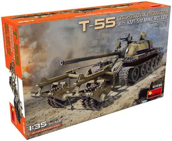 Cover for MiniArt · 1/35 T-55 Czechoslovak Production W Kmt-5m Mine  (11/21) * (Toys)