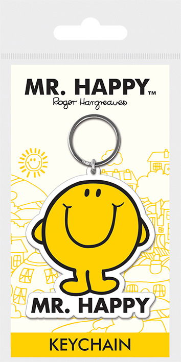 Cover for Pyramid International · Mr Men: Mr Happy Rubber Keychain (portachiavi Gomma) (Leksaker) (2021)