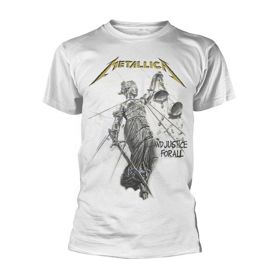 Cover for Metallica · And Justice for All (White) (T-shirt) [size S] [White edition] (2019)