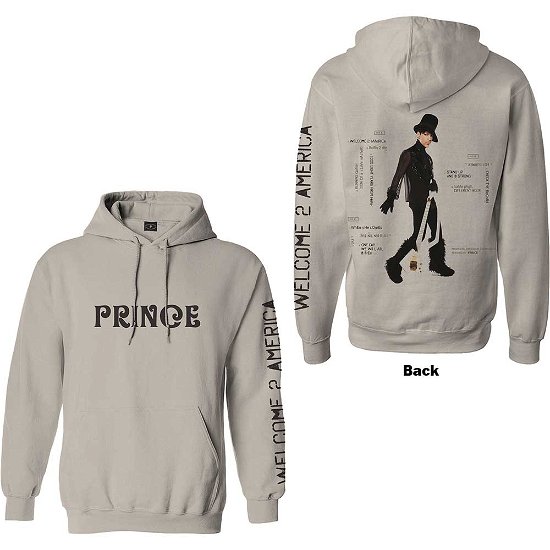Prince Unisex Pullover Hoodie: Track List (Back & Sleeve Print) - Prince - Merchandise -  - 5056561006468 - 