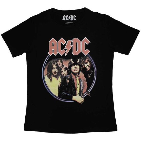 Cover for AC/DC · AC/DC Ladies T-Shirt: Highway To Hell Circle (Black) (T-shirt) [size M] (2023)