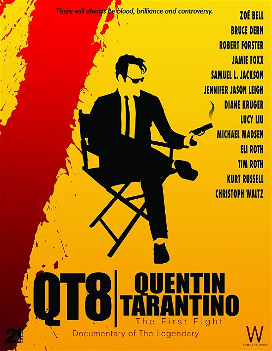 Cover for QT8: Quentin Tarantino - The First Eight (DVD) (2021)