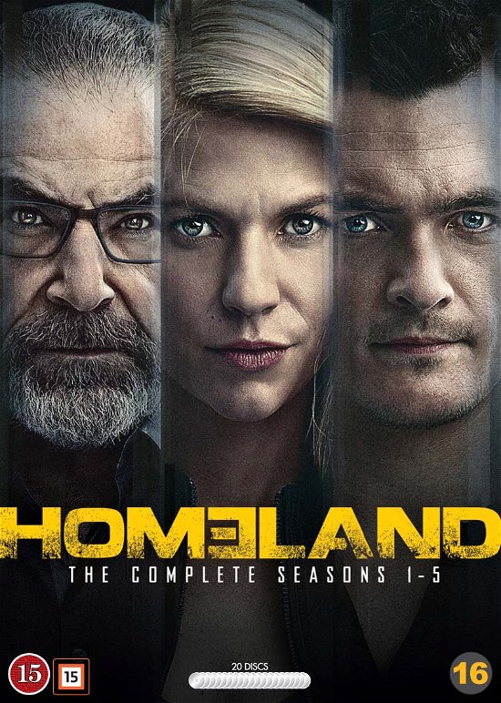 Cover for Homeland · Season 1-5 Box-set (DVD) (2016)