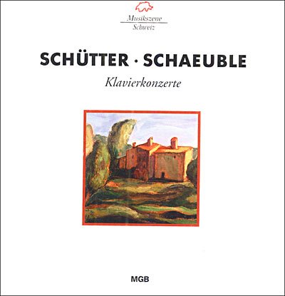 Cover for Rebstein / Griffiths / Zürcher Kammerorchester · Schütter / Schaeuble (CD) (2016)
