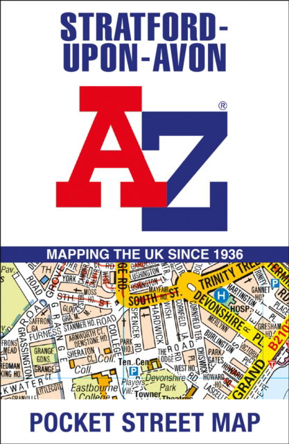 Stratford-Upon-Avon A-Z Pocket Street Map - A-Z Maps - Böcker - HarperCollins Publishers - 9780008657468 - 25 april 2024