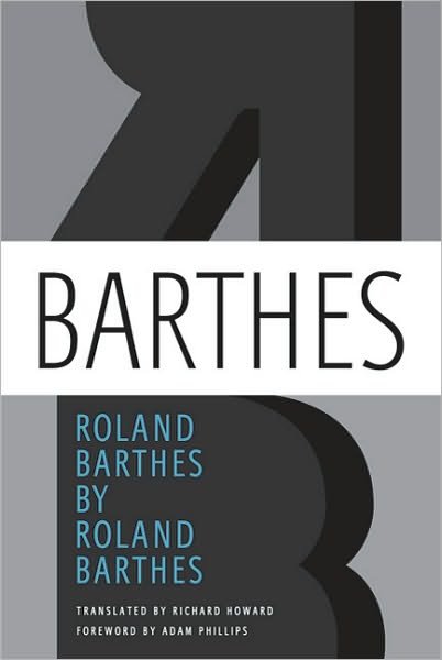 Cover for Roland Barthes · Roland Barthes by Roland Barthes (Paperback Bog) [9.12.2010 edition] (2010)