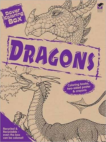 Cover for Dover · Dover Coloring Box -- Dragons - Dover Fun Kits (Book) (2011)