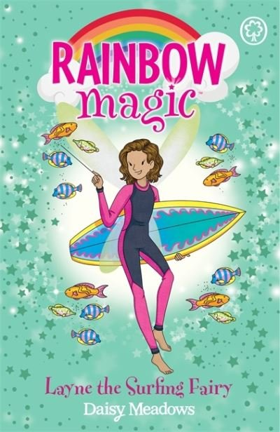 Cover for Daisy Meadows · Rainbow Magic: Layne the Surfing Fairy: The Gold Medal Games Fairies Book 1 - Rainbow Magic (Pocketbok) (2021)