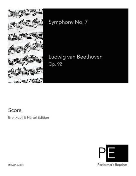 Cover for Ludwig Van Beethoven · Symphony No. 7 (Paperback Book) (2014)