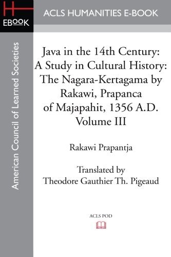 Cover for Rakawi Prapantja · Java in the 14th Century: a Study in Cultural History (Pocketbok) (2008)