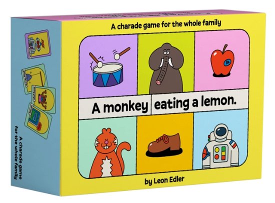 Cover for Leon Edler · A Monkey Eating a Lemon: A  charade game for the whole family (GAME) (2024)