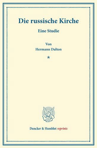 Cover for Dalton · Die russische Kirche. (Bog) (2013)