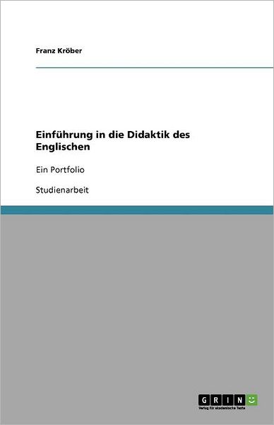 Cover for Kröber · Einführung in die Didaktik des E (Bog) (2011)