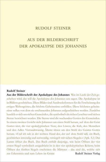 Aus der Bilderschrift der Apoka - Steiner - Libros -  - 9783727410468 - 