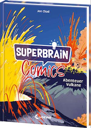 Superbrain-Comics - Abenteuer Vulkane - Jon Chad - Książki - Loewe - 9783743218468 - 17 lipca 2024