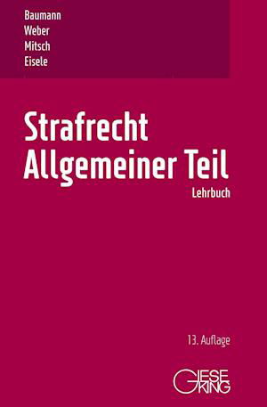 Cover for Jürgen Baumann · Strafrecht, Allgemeiner Teil (Taschenbuch) (2021)