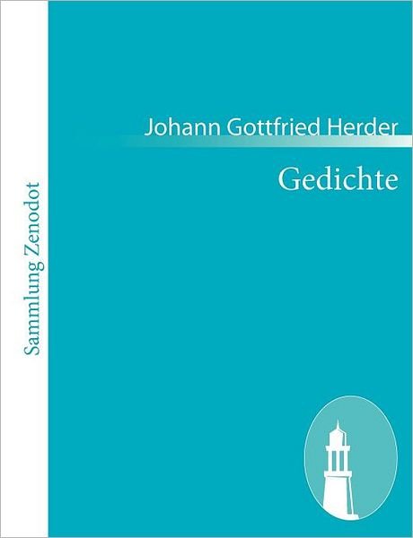 Cover for Johann Gottfried Herder · Gedichte (Taschenbuch) [German edition] (2010)