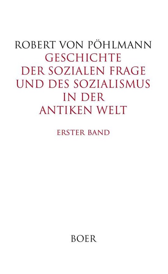 Cover for Pöhlmann · Geschichte der sozialen Frage (Bog)