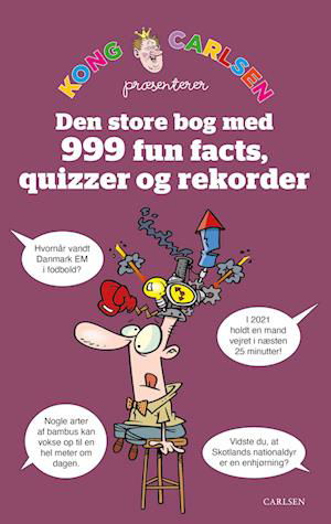 Cover for Kong Carlsen; Alexander Grevy · Kong Carlsen: Kong Carlsen - Den store bog med 999 fun facts, quizzer og rekorder (Sewn Spine Book) [1er édition] (2023)