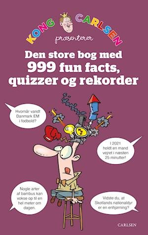 Cover for Kong Carlsen; Alexander Grevy · Kong Carlsen: Kong Carlsen - Den store bog med 999 fun facts, quizzer og rekorder (Poketbok) [1:a utgåva] (2023)