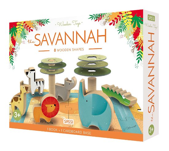 Wooden Play Set -savannah -  - Muu - BOUNCE BOOKSHELF - 9788830304468 - torstai 3. kesäkuuta 2021