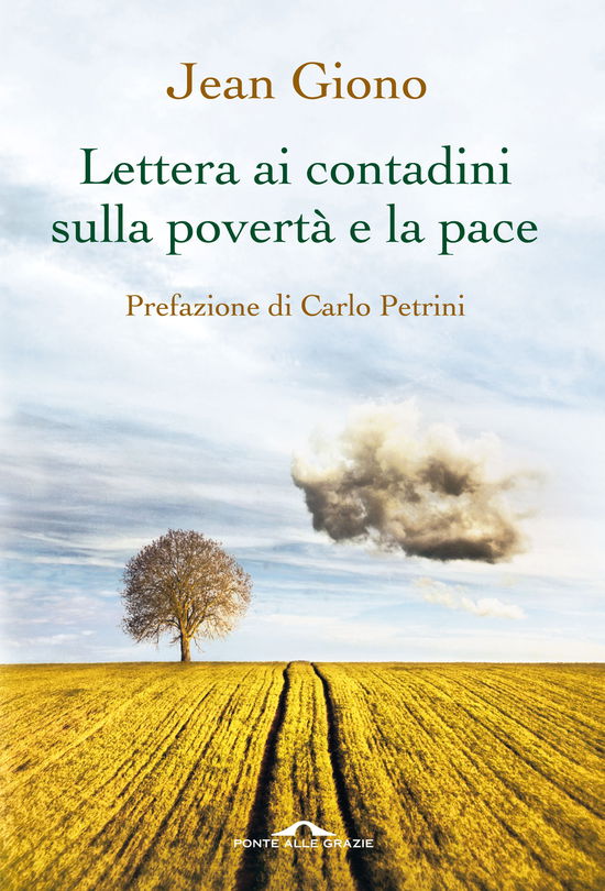 Cover for Jean Giono · Lettera Ai Contadini Sulla Poverta E La Pace (Book)